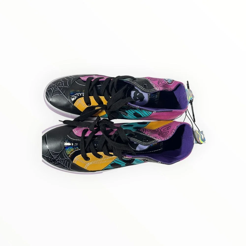 Disney Ground Up Nightmare Before Christmas Sally Patchwork High Top Sneakers